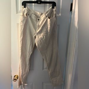 Cream colored 678 jeans from The Limited
